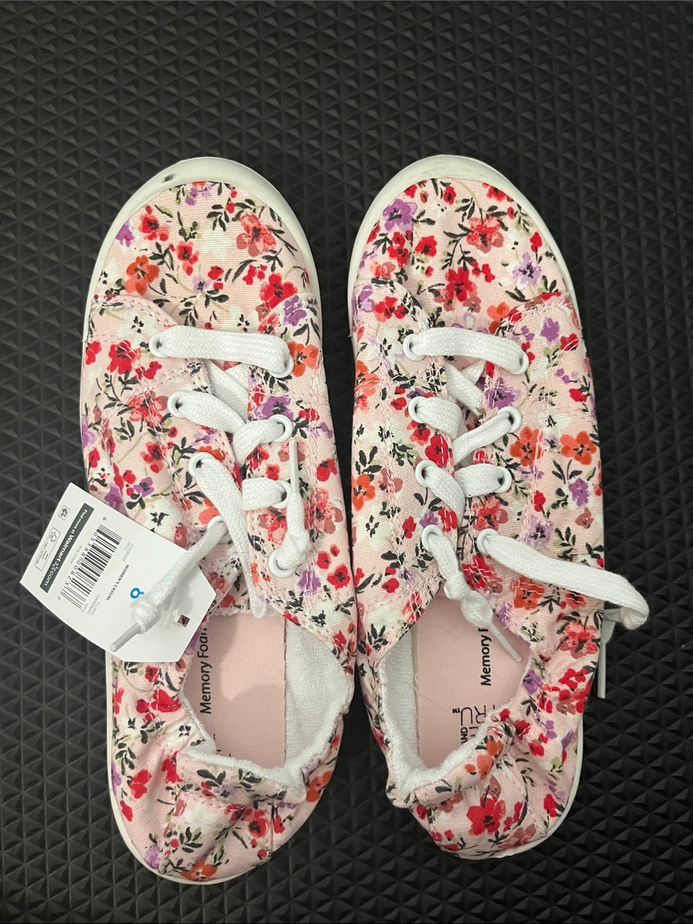 Floral Slip On Sneakers